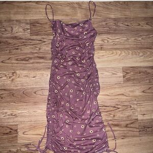 Floral Purple Women's Dress